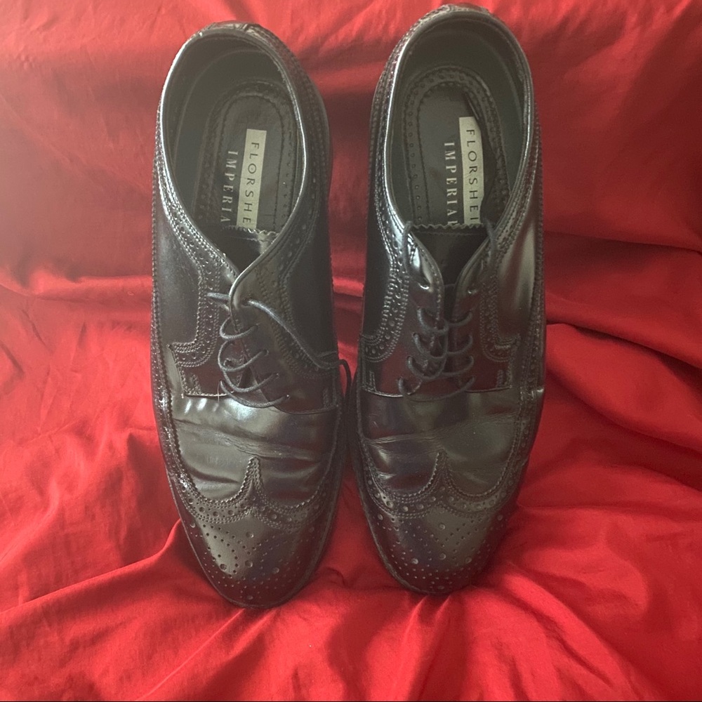 Florsheim Black Wing Tips - Picture 4 of 5